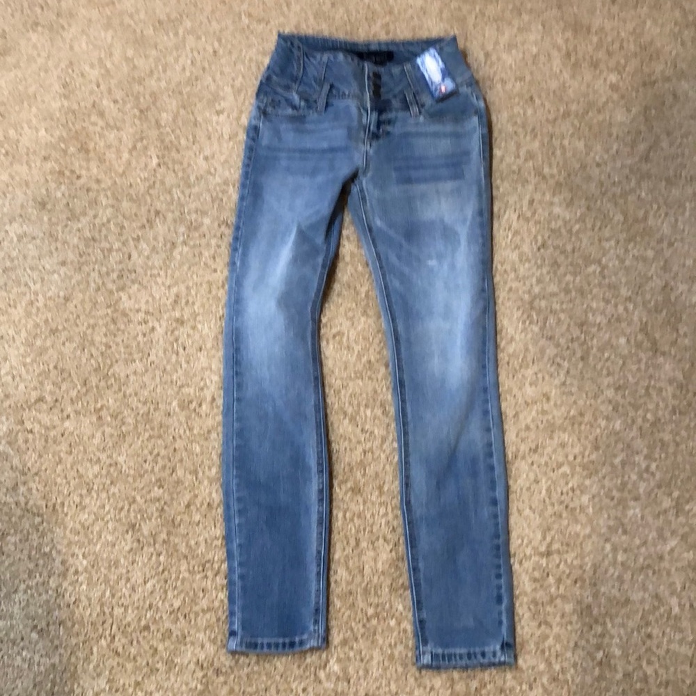 Blue Spice High Waist Skinny Jeans NWT mom jeans
